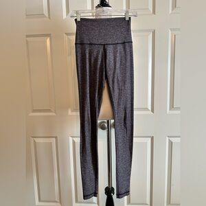 Lululemon Wunder Under Hi-rise Foldable Waist Luon Leggings Heathered Mauve